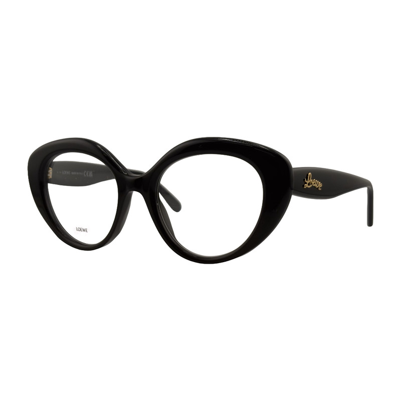 Loewe Curvy LW50088I Shiny Black Women’s Eyeglasses Frames 52mm 19mm 140mm – 001