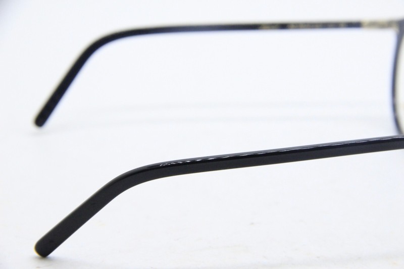 NEW LUNOR A5 MOD. 237 COL. 01 BLACK GOLD AUTHENTIC EYEGLASSES W/CASE 47-21 gallery