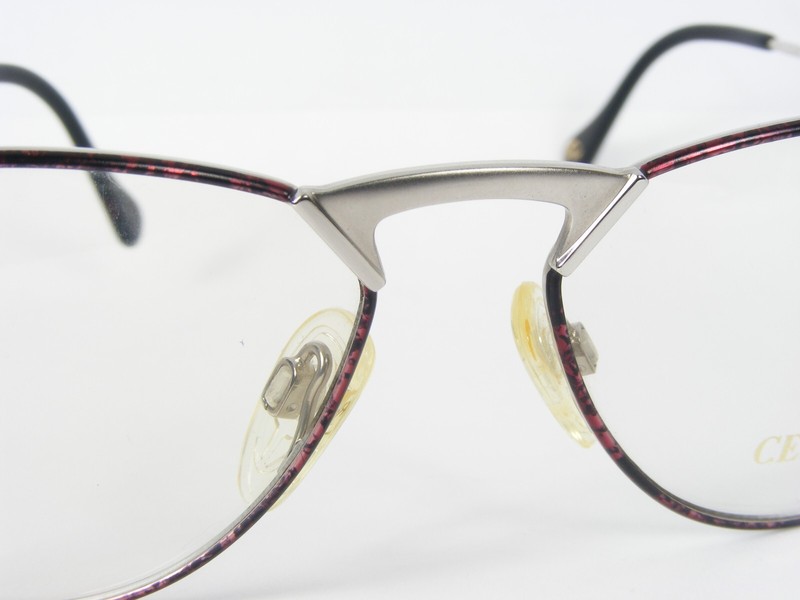 Vintage Cerruti 1881 C 1802 WR PURPLE SILVER EYEGLASSES GLASSES FRAME C1802 56mm gallery