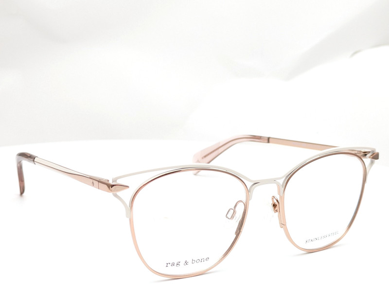 Rag & Bone RNB3019 BQB Gold Cream Women’s Eyeglasses Frames 51-18-140