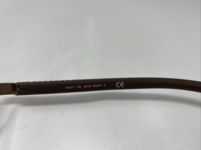 La Tilde T4 1003 SATIN TAUPE 54-17-135 Brown Half Rim Eyeglasses Frame O861 gallery