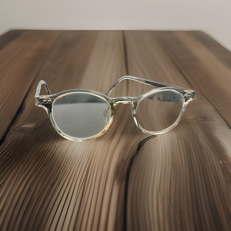 Converse Eye Glasses Frames Only Clear Metal Hinges Round Sturdy