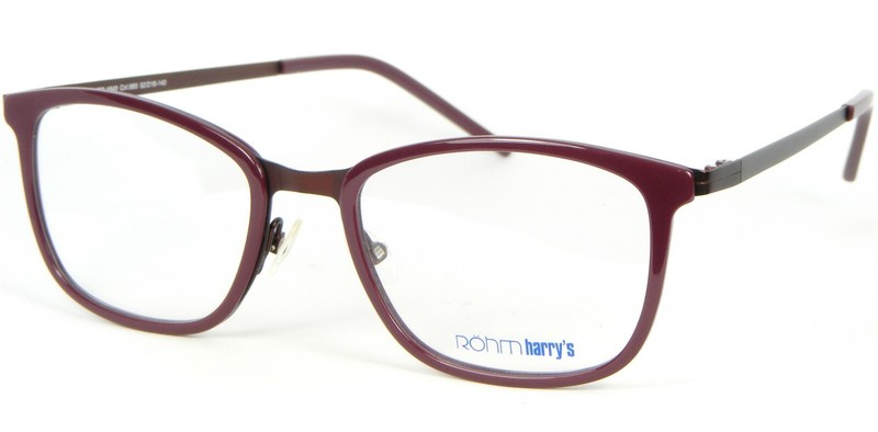 Röhm harry’s Mod. 1649 COL. 685 BURGUNDY EYEGLASSES GLASSES Rohm 52-18-140mm