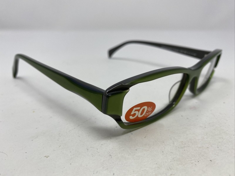 Frederic Beausoleil France 242 732 51-17-140 Green/Gray Eyeglasses Frame &522 gallery
