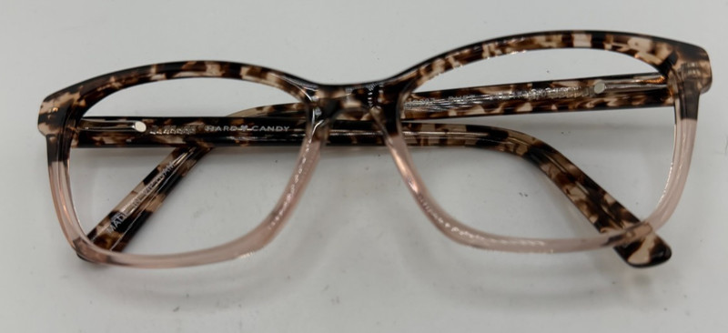 HARD CANDY EYEGLASSES FRAMES ONLY HC207 DUET BROWN/CLEAR TORT FULL RIM 54-17-140 gallery