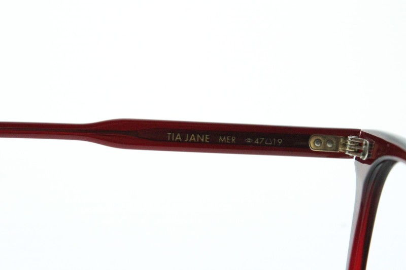 Garrett Leight TIA JANE MER Cat Eye Frames Red Merlot 47/19-147 mm gallery