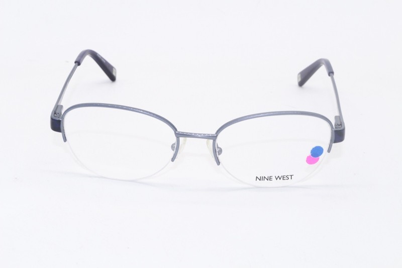 NEW NINE WEST NW1060 439 GREY NAVY AUTHENTIC DESIGNER EYEGLASSES 50-17 gallery