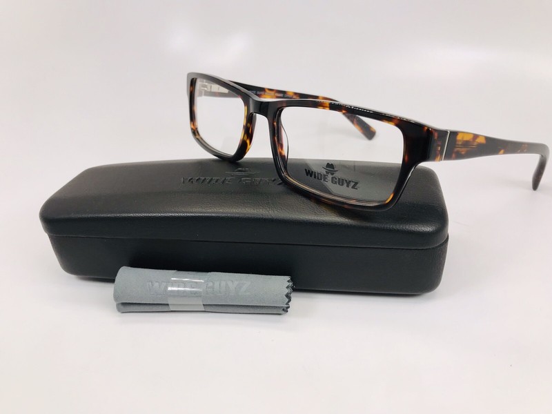 New Wide Guyz Tortoise MOOSE Eyeglasses 60mm for The Stylish Large Man