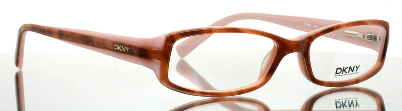 DKNY DY4593 3410 Pink Tortoise Womens Rectangle Eyeglasses 51-16-135 B:26 B gallery