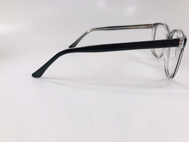 New Designer Inspired SUCCESS SS-122 Black on Crystal Eyeglasses 53mm w/Case gallery