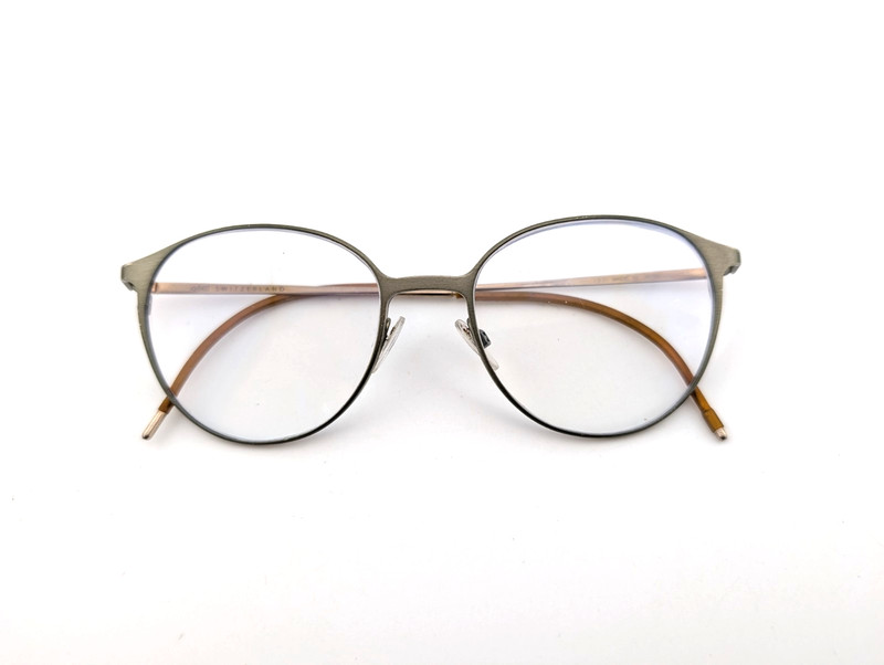 Gotti Switzerland Eyeglasses, Frames Only, Pale Avocado Green, ..-..-137, Japan