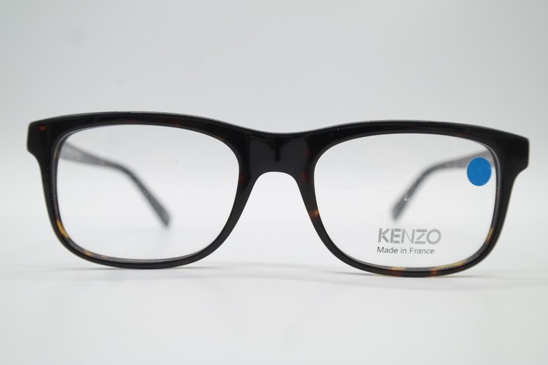 KENZO KZ 4185 Brown Gray Silver Oval Eyeglass Frame New