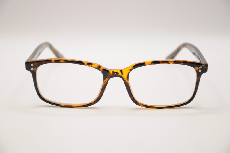 CAPRI OPTICS U 207 RECTANGLE FULL RIM EYEGLASS FRAMES BROWN 50-17-140 NEW*