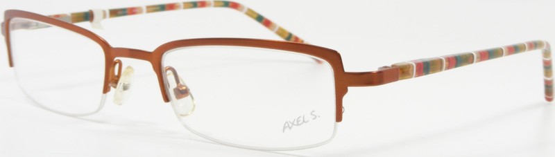 Axel S. AX 711 COL.20 Copper Brown Metal Eyeglasses Frame 50-19-140 NEW gallery