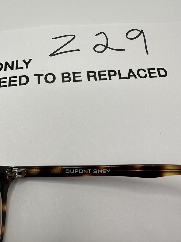 Dupont Sney Eyeglasses Frames D-62304 52-18-142 Full Rim Color Brown Tortoise gallery