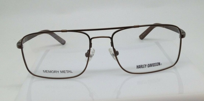 Harley Davidson HD0770 Brown 049 Aviator Eyeglasses Frame 58-18-150 New RX