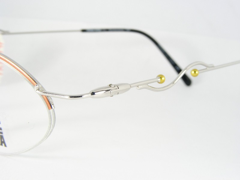 Vintage DOLCE VITA by Casanova DV-36 05 ORANGE / SILVER EYEGLASSES 45-19-140mm gallery
