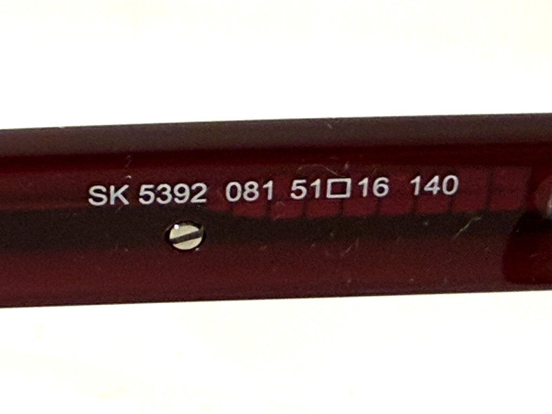 Swarovski SK5392 081 Burgundy Cat Eye Optical Plastic Eyeglasses Frame 51-16-140 gallery