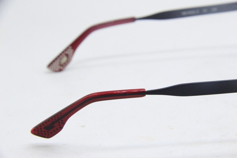 NEW NEW BALANCE NB 5022-2 BURGUNDY BLACK AUTHENTIC EYEGLASSES 49-14 gallery