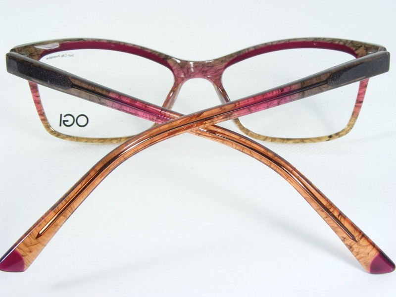 OGI HERITAGE 9124 2274 GREY WINE FADE EYEGLASSES GLASSES FRAME 48-17-140mm Japan gallery