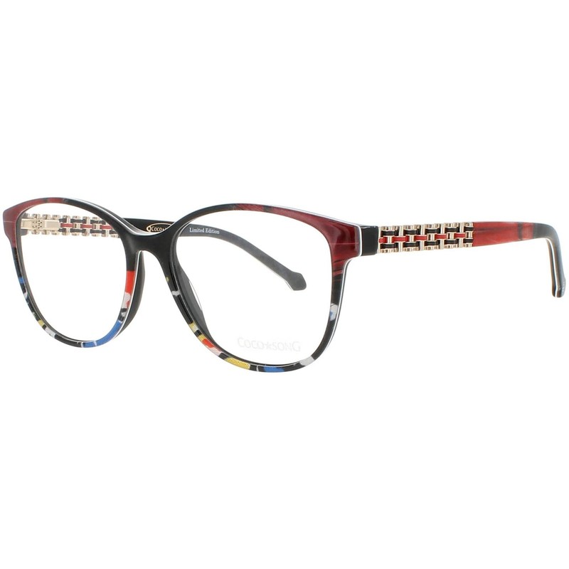 Coco Song Women’s Eyeglasses Black/Brown/Multi Frame JERICHO ROAD CV235.02-09