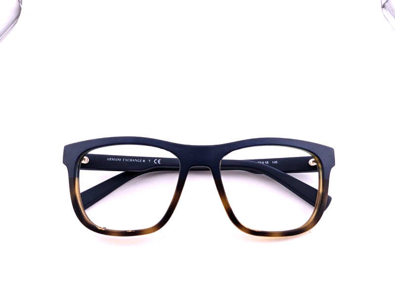 Armani Exchange Eyeglasses Frames Only, AX3050 8246, 53-18-140, Blue/Brown