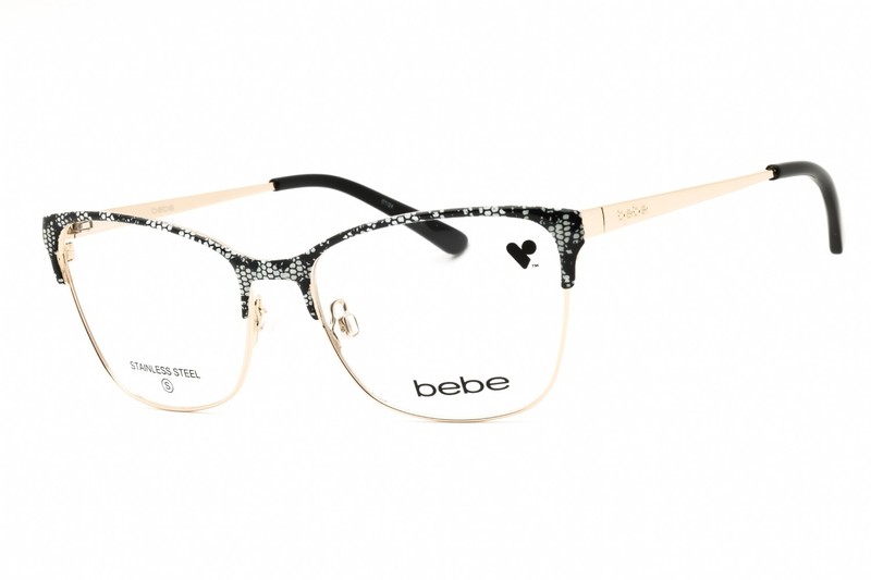 BEBE BB5221-001-52 Eyeglasses Frame Size 52mm 16mm 135mm JET Women 788678537478 gallery