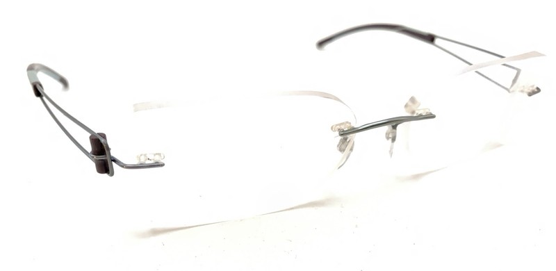 Silhouette Titanium Silver Gray Brown Rimless Eyeglasses Frames Austria Unisex