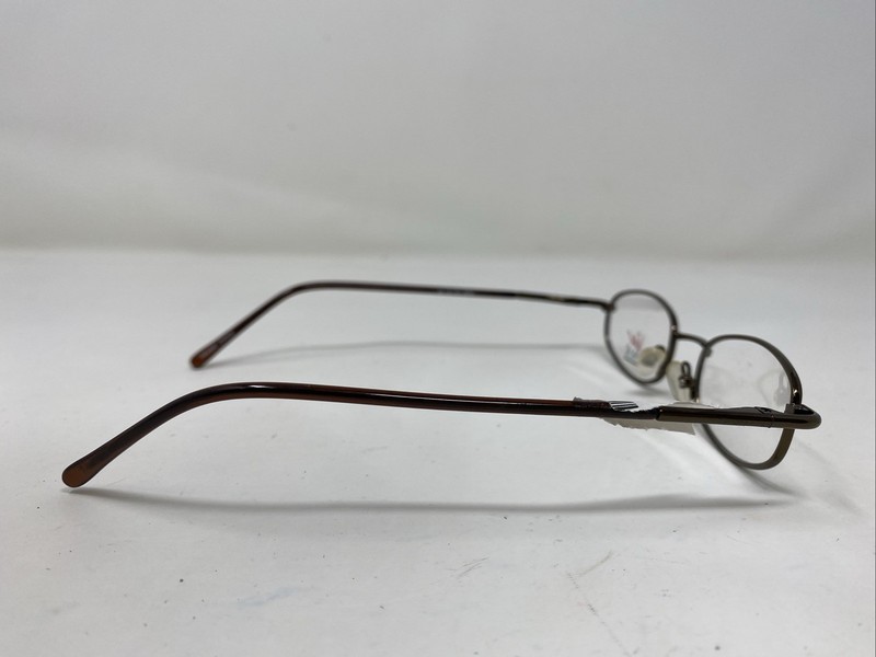 Via Roma VR534 BRN 46-18-140 Brown Metal Full Rim Eyeglasses Frame 5588 gallery