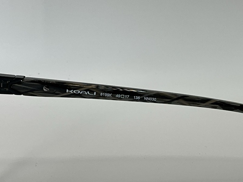 Koali by Morel 8199K NN030 Black Acetate Round Full Rim Eyeglasses 49-17-135 gallery