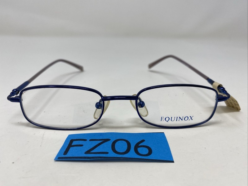 Equinox EQ205 BLUE 43-18-125 Metal Full Rim Eyeglasses Frame FZ06 gallery