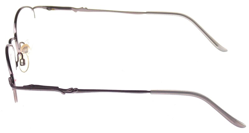 Swank Eyewear Dahlia Eyeglass Half Frame Rose Gold Metal 51-19-140 Oval Sunglass gallery