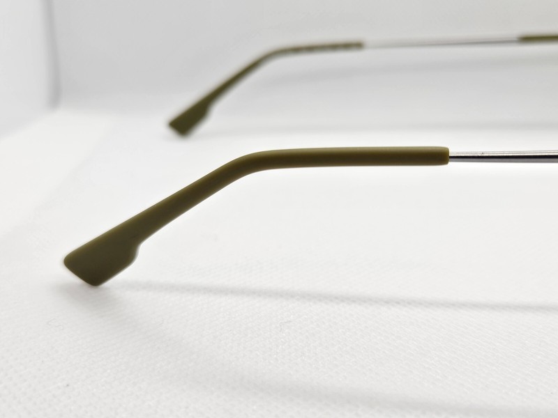 Flexon E1132 310 Matte Moss Silver Rectangle 54-18-145 Men's Eyeglasses Frame gallery