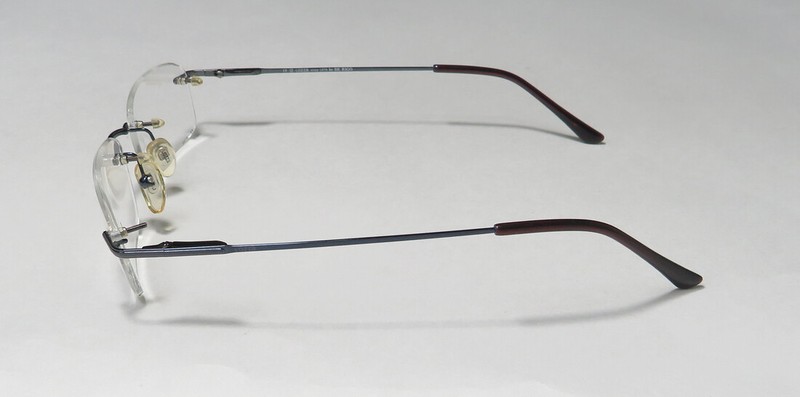 LOZZA VL1396 K14 RECTANGULAR SHAPE RIMLESS FRAME ITALIAN BRAND NAME EYEGLASSES gallery