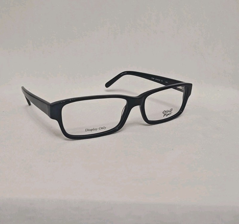 Otis and Piper OP4004 001 Black 50 16 145 Eyeglasses Frames Rectangle New