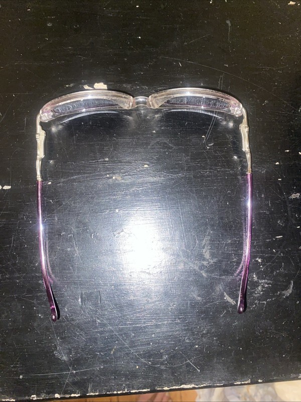 Marchon Tres Jolie by Marchon Frames Only 86 Lavender Pink Motif 53-15-135 gallery