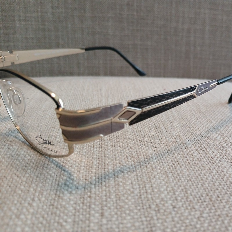 Authentic Cazal Titanium Mod 1210 Col 005 52□15 135 Eyeglasses Frame Germany gallery