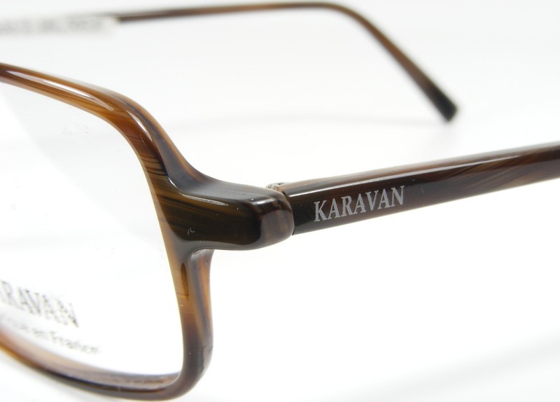 KARAVAN 7083 348 Brown Tortoise Eyeglasses Glasses Frame 52-17-142 France NEW gallery