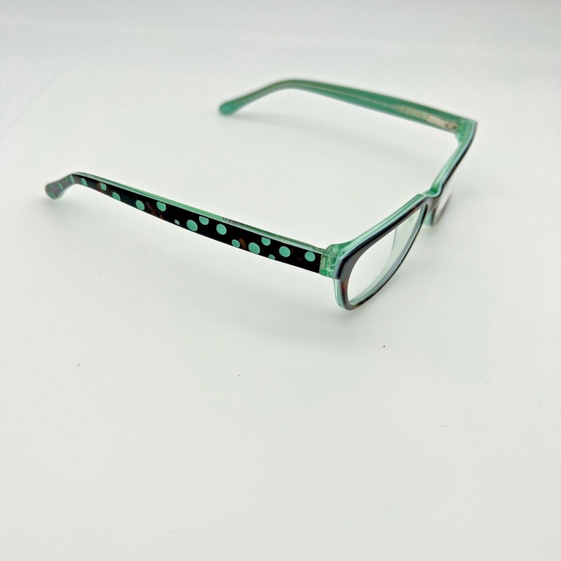 LULU by Lulu Guinness LK006 Designer Eyeglasses 46-15-125 Color Green/Tort Youth gallery