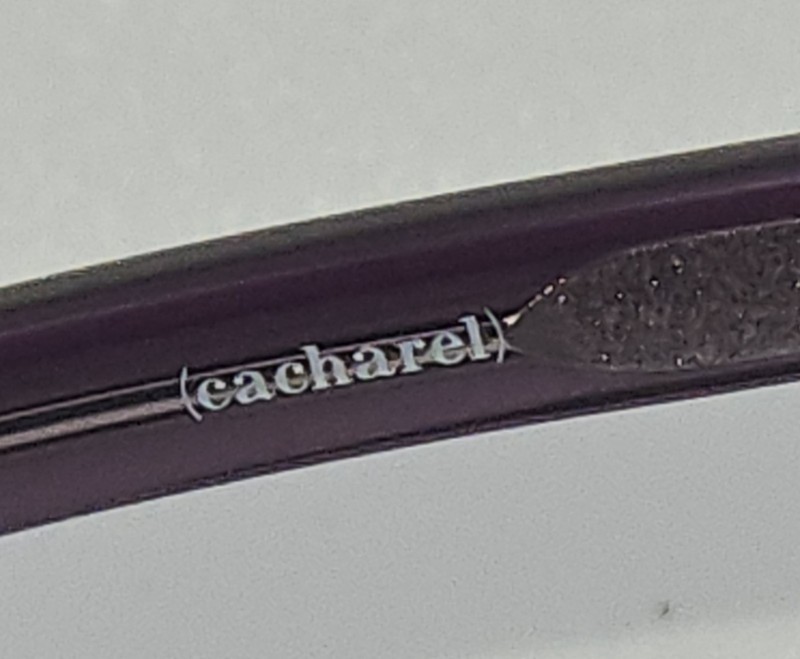 Cacharel Purple Oval Eyeglasses 50-18-125 Preowned Designer Frames gallery