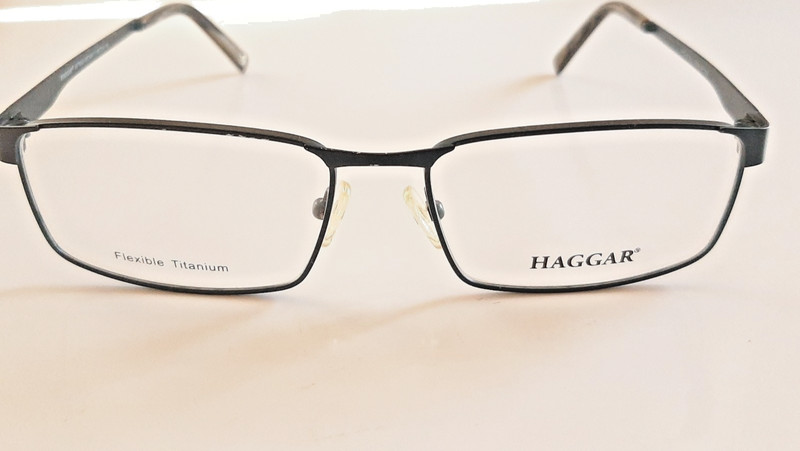 Haggar HFT540 MT.NAVY Eyeglasses Frame ONLY 55-16-145 Flexible Titanium Unisex gallery