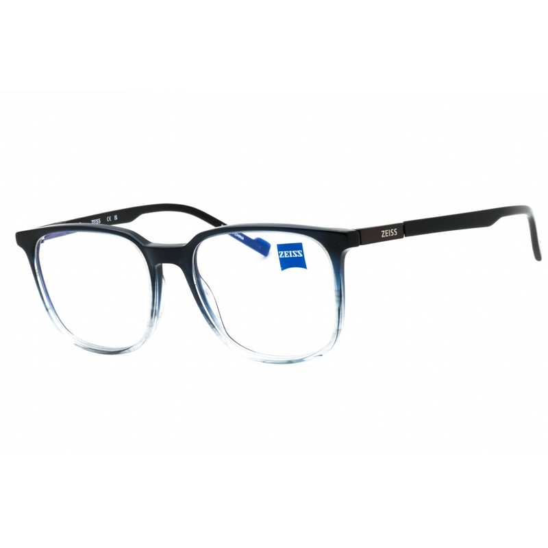 Zeiss Men’s Eyeglasses Blue/Grey Horn Acetate Full Rim Square Frame ZS22524 418