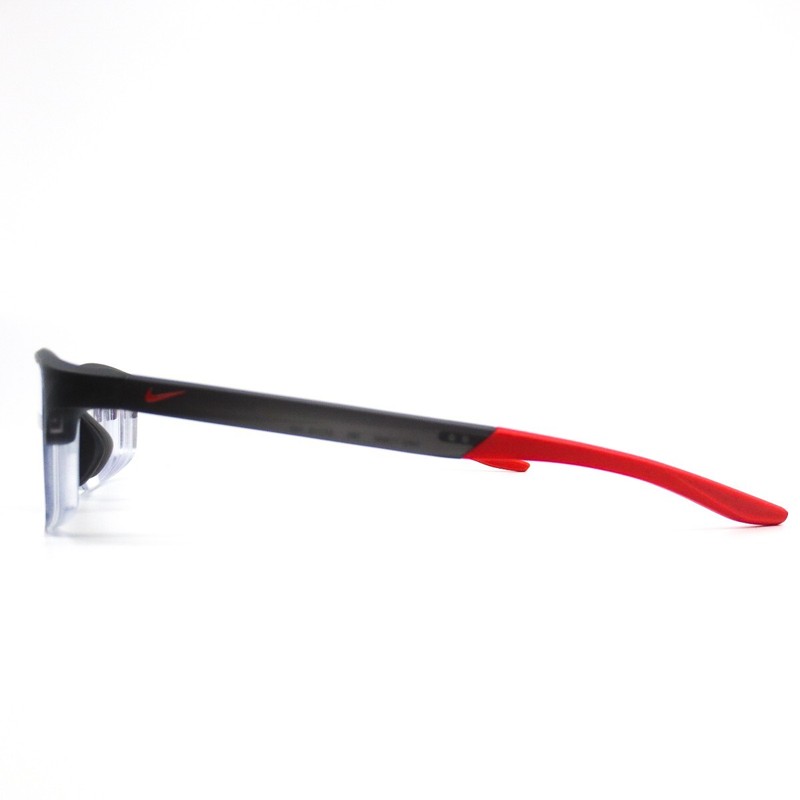 Nike Eyeglasses Frames 7136AF 065 Black Red Rectangular Full Rim 57-15-145 gallery