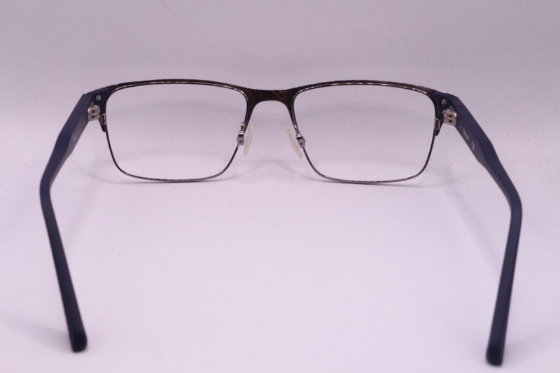 NEW DRAGON DR2004 410 NAVY SILVER AUTHENTIC DESIGNER FRAMES EYEGLASSES 54-17 gallery