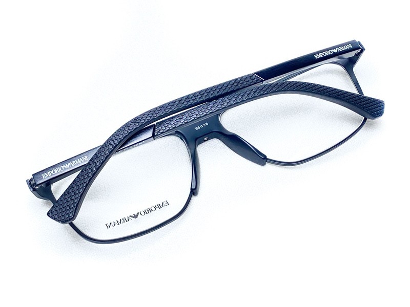 NEW Emporio Armani EA1069 3001 Mens Matte Black Modern Eyeglasses Frames 56/16 gallery