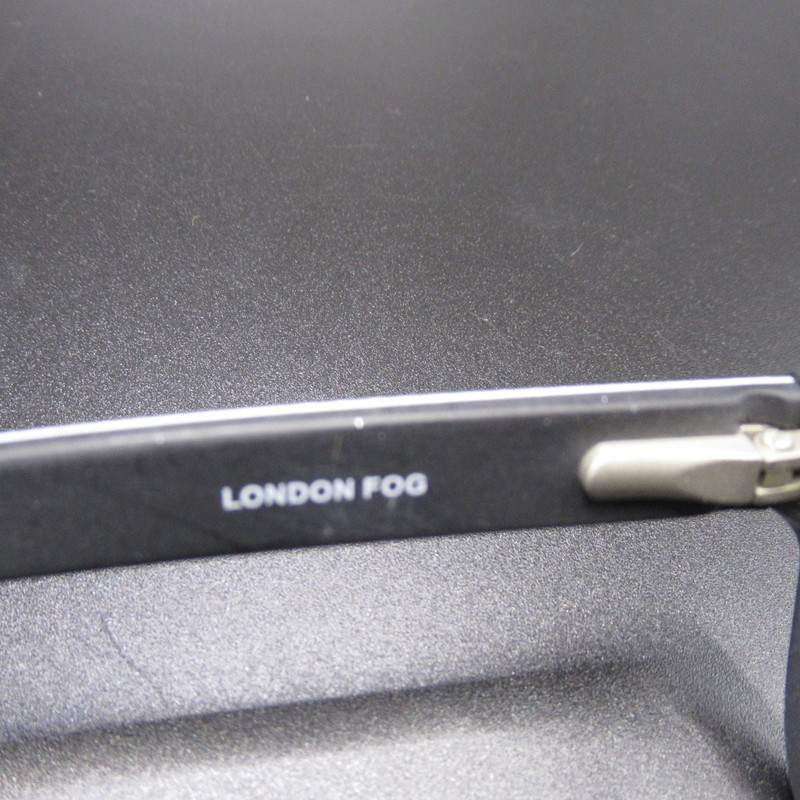 London Fog LF569 01 REC Black Full Rim Eyeglass Frames 53-17-140 New Demo Lenses gallery