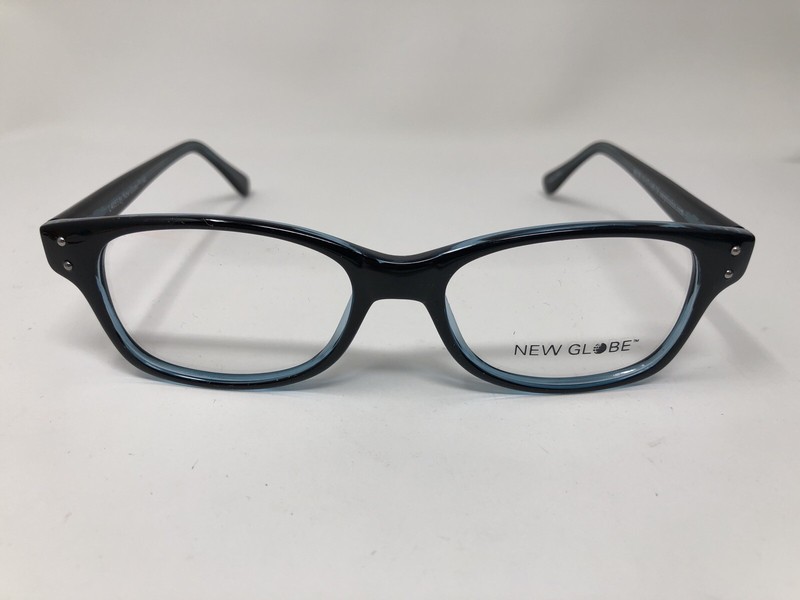 NEW GLOBE EYEGLASSES FRAME L4053 BLUE CRYSTAL 51-17-140 FULL RIM PLASTIC :759