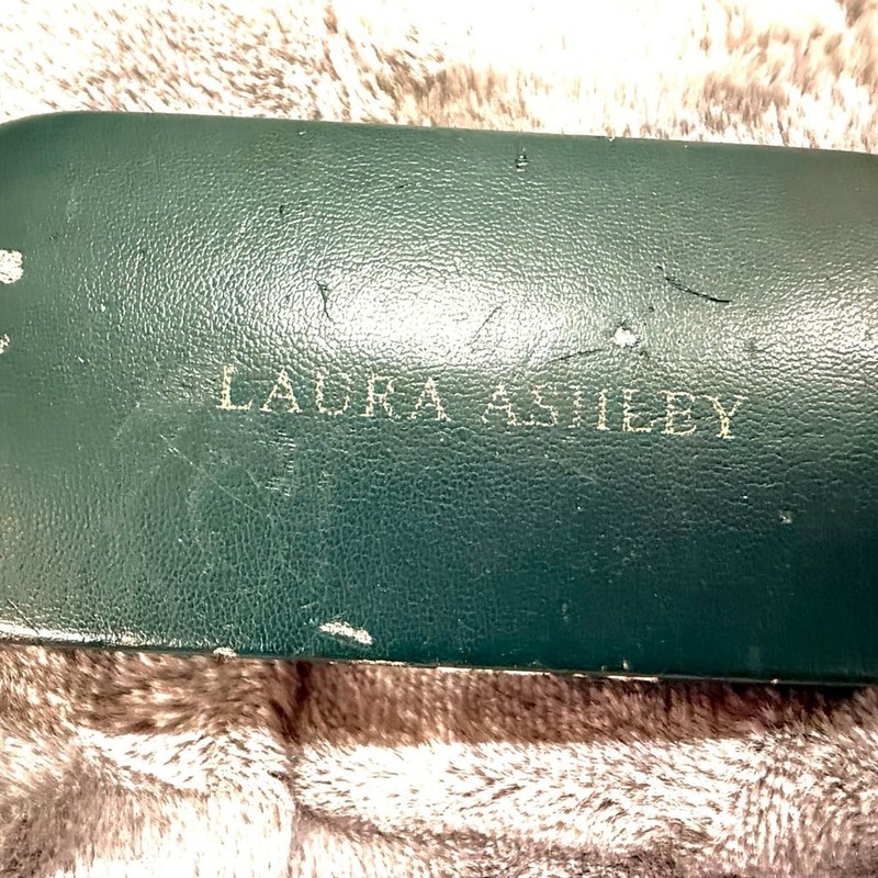 Vintage Laura Ashley Phoebe Oval Eyeglasses Frames Only Bronze Demi 135 gallery