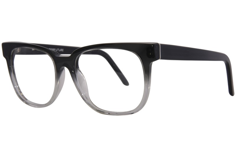 RetroSuperFuture People 822-0T Eyeglasses Crystal/Smoke Full Rim 51mm