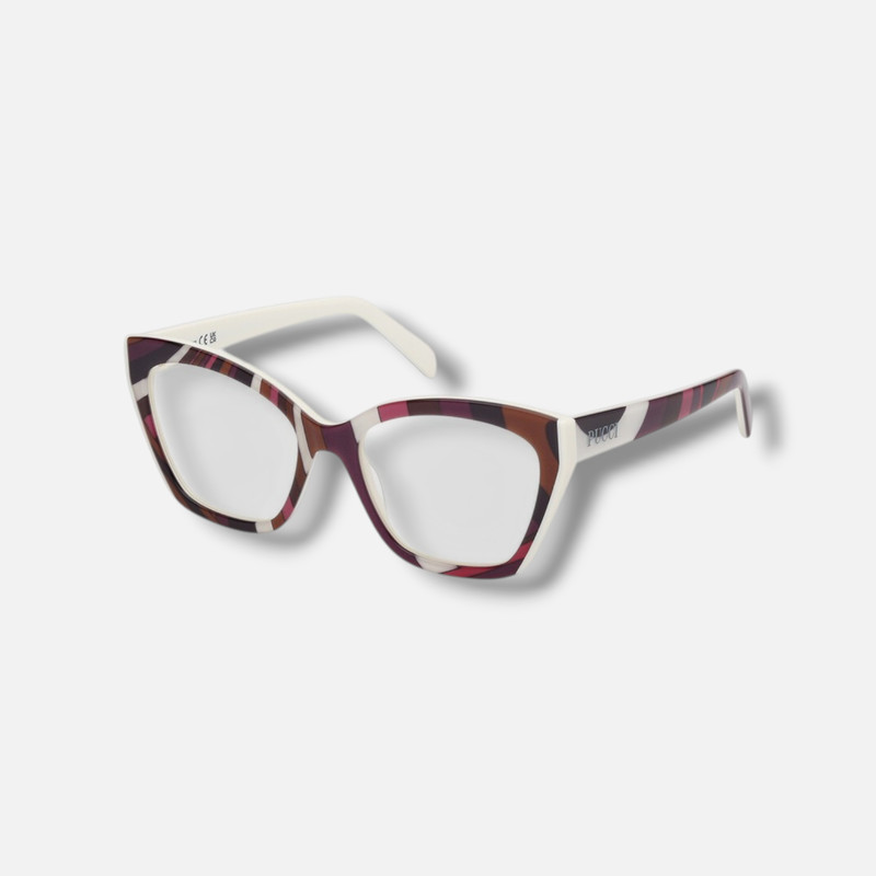 Emilio Pucci EP5216 Womens Brown Cat Eye Glasses Frames 53-17-140